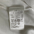 SSZ エス エス ズィー / リブ ワイドタンクトップ 「シン テレビ装」 ホワイト SIZE:L