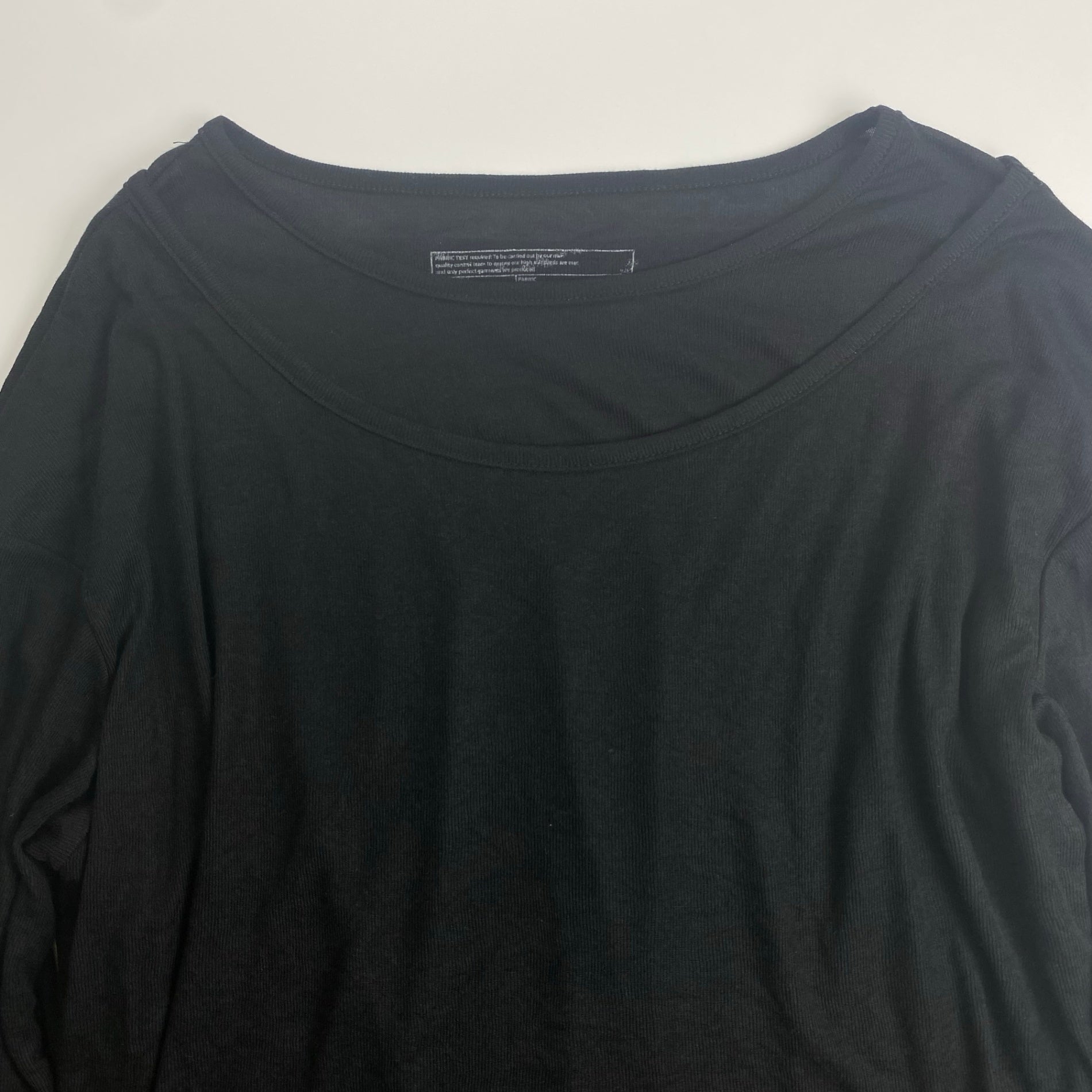 【タグ付】 NO/FAITH STUDIOS / DOUBLE LAYERED LONG SLEEVE ダブルレイヤードロングスリーブTシャツ SIZE:3