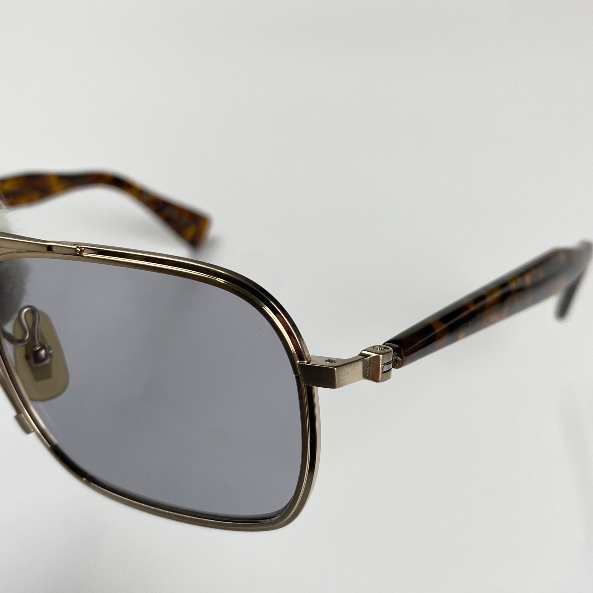 【極美品】 金子眼鏡 ヴィンテージコレクション / ブリッジデザイン サングラス KVS-31 BWG 参考定価：66,000+tax