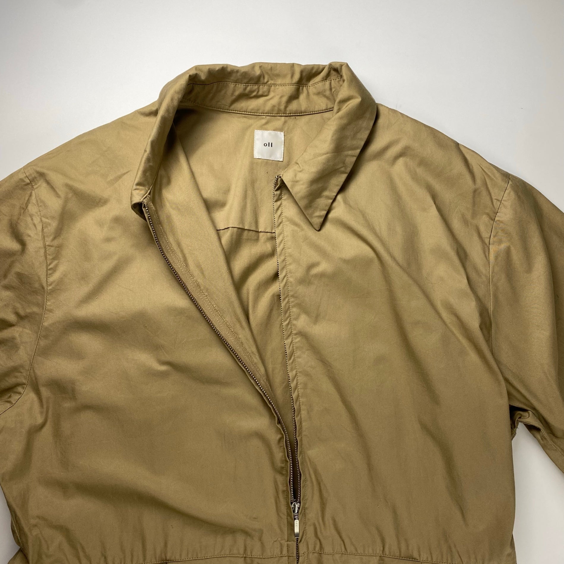 oll × FRAMeWORK オール フレームワーク / JUMPSUIT ジャンプスーツ ベージュ 参考定価：22,000+tax SIZE:02