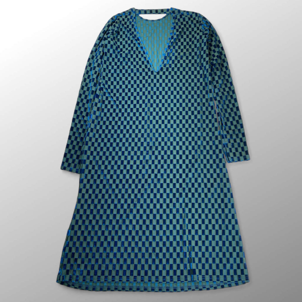 MAISON SPECIAL メゾンスぺシャル / ベロアチェックワンピース 参考定価：15,400+tax SIZE:FREE