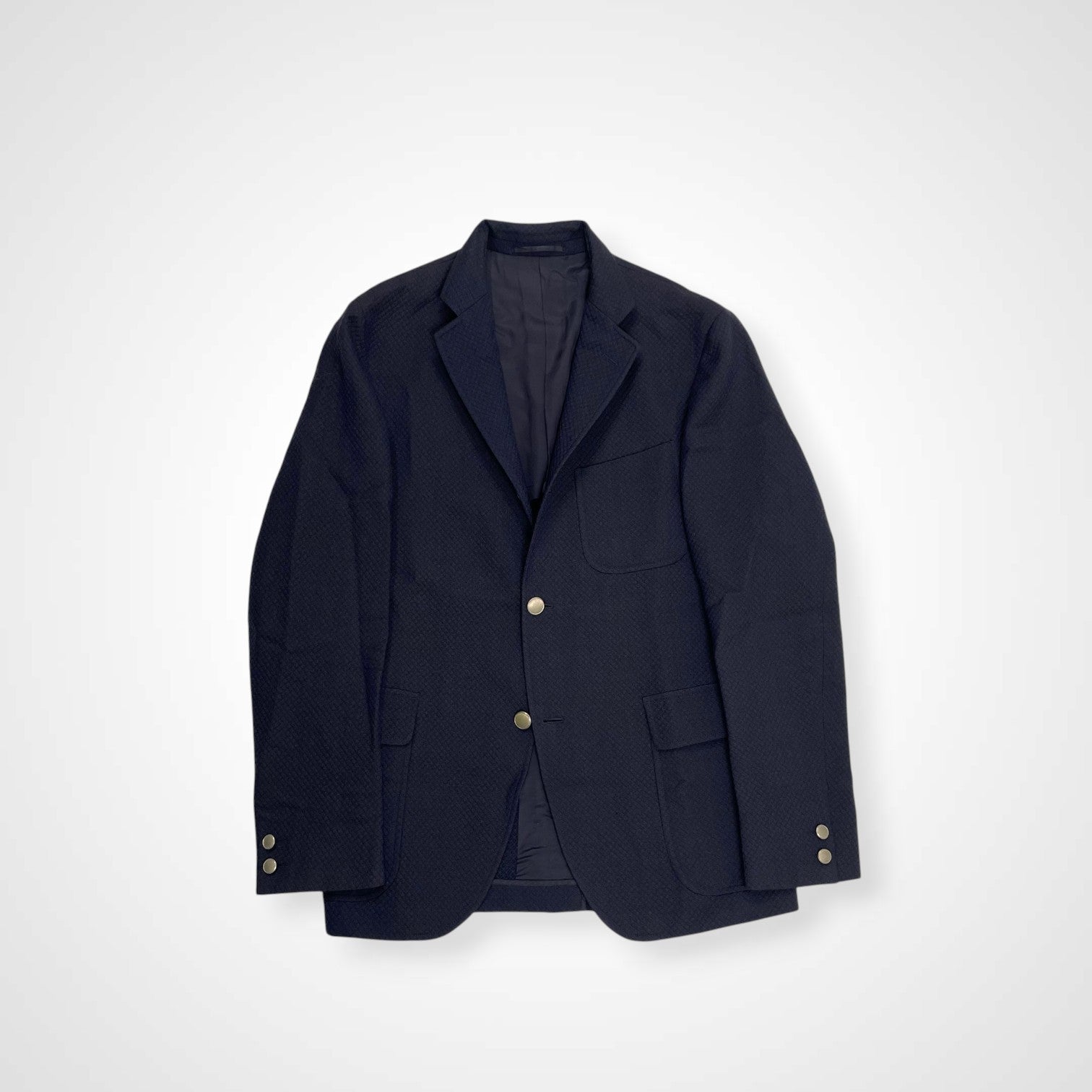 J.PRESS × NIKKE ジェイプレス 日本毛織 / Winter Cuba Beach 段返りブレザー 参考定価：60,000程度 SIZE：L