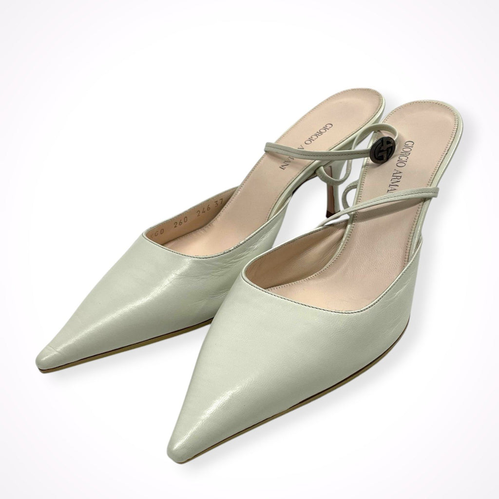 GIORGIO ARMANI / レザーストラップサンダル 美品 参考定価：150,000程度 SIZE：37