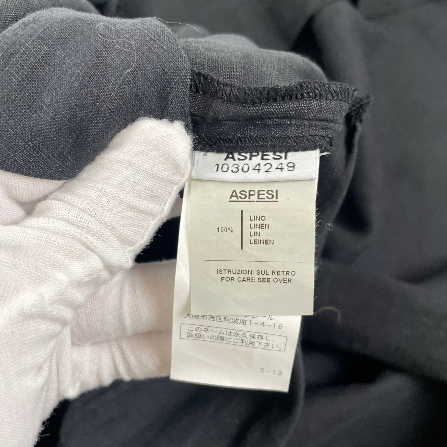 ASPESI / リネンティアードワンピース 参考定価：70,000程度 SIZE:42