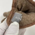 AGNONA / カシミヤニットグローブ 手袋 参考定価：65,000程度