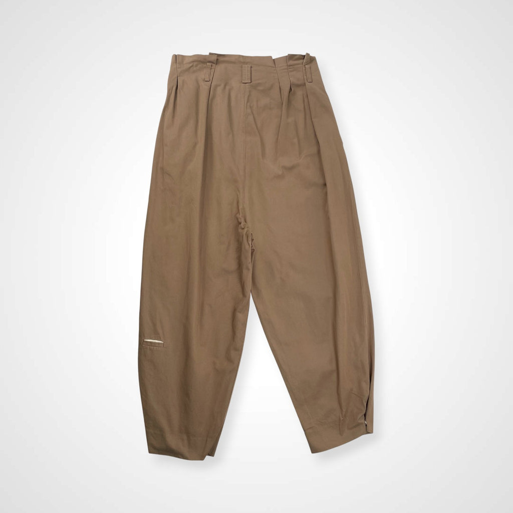 Dulcamara ドゥルカマラ / 2タックバルーン コットンパンツ ベージュ SIZE：0