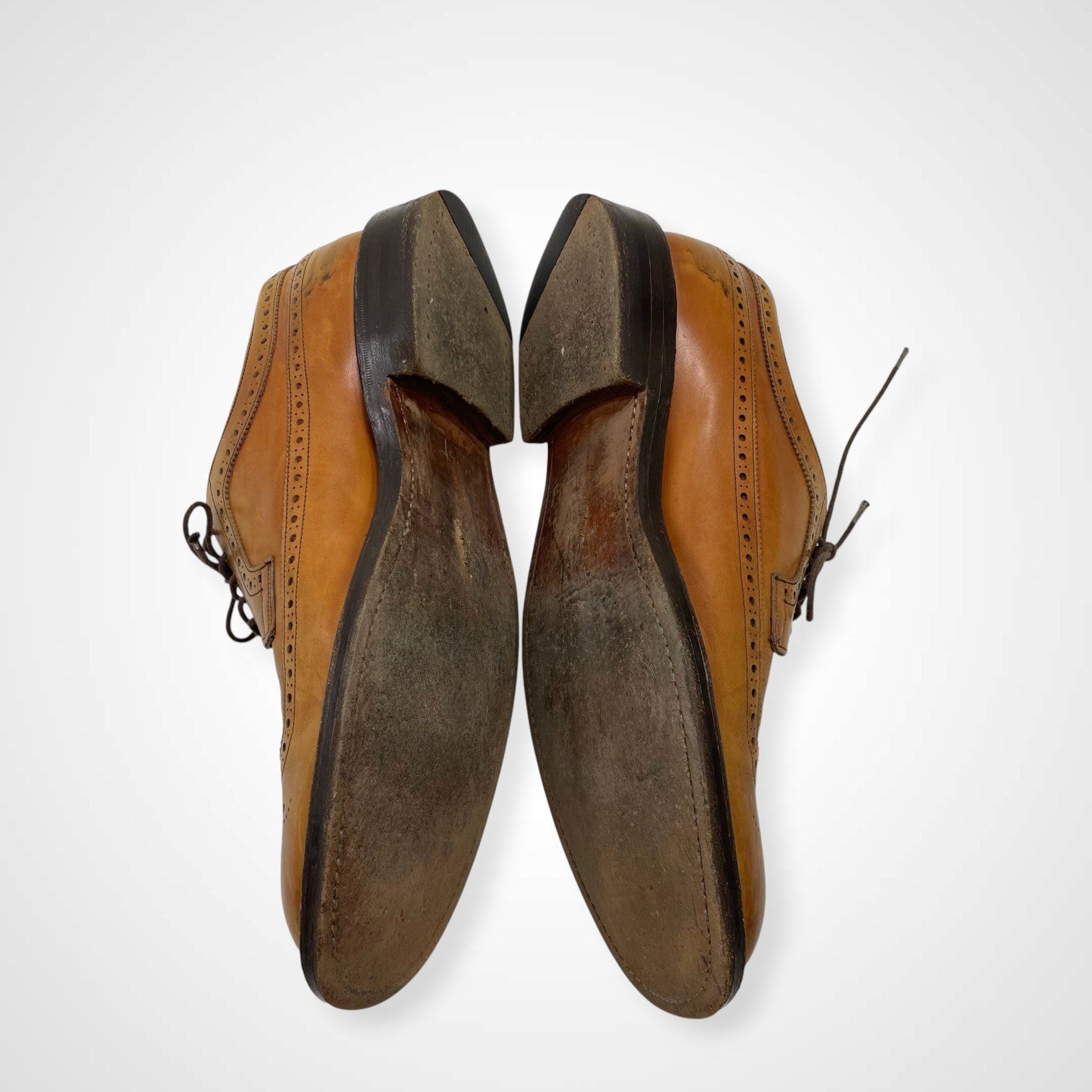 SILAS×CHEANEY サイラス チーニー / コラボウイングチップレザーシューズ 英国製 SIZE:9