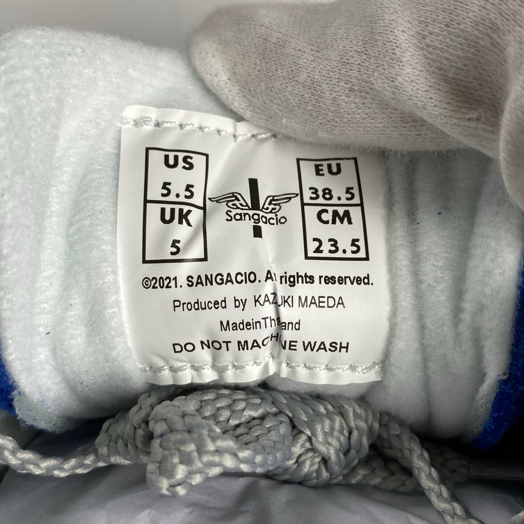 【未使用】 SANGACIO サンガッチョ / LIMITED MODEL 『SKY BLUE』 スエードレザー スニーカー 参考定価：23,000+tax SIZE:23.5cm