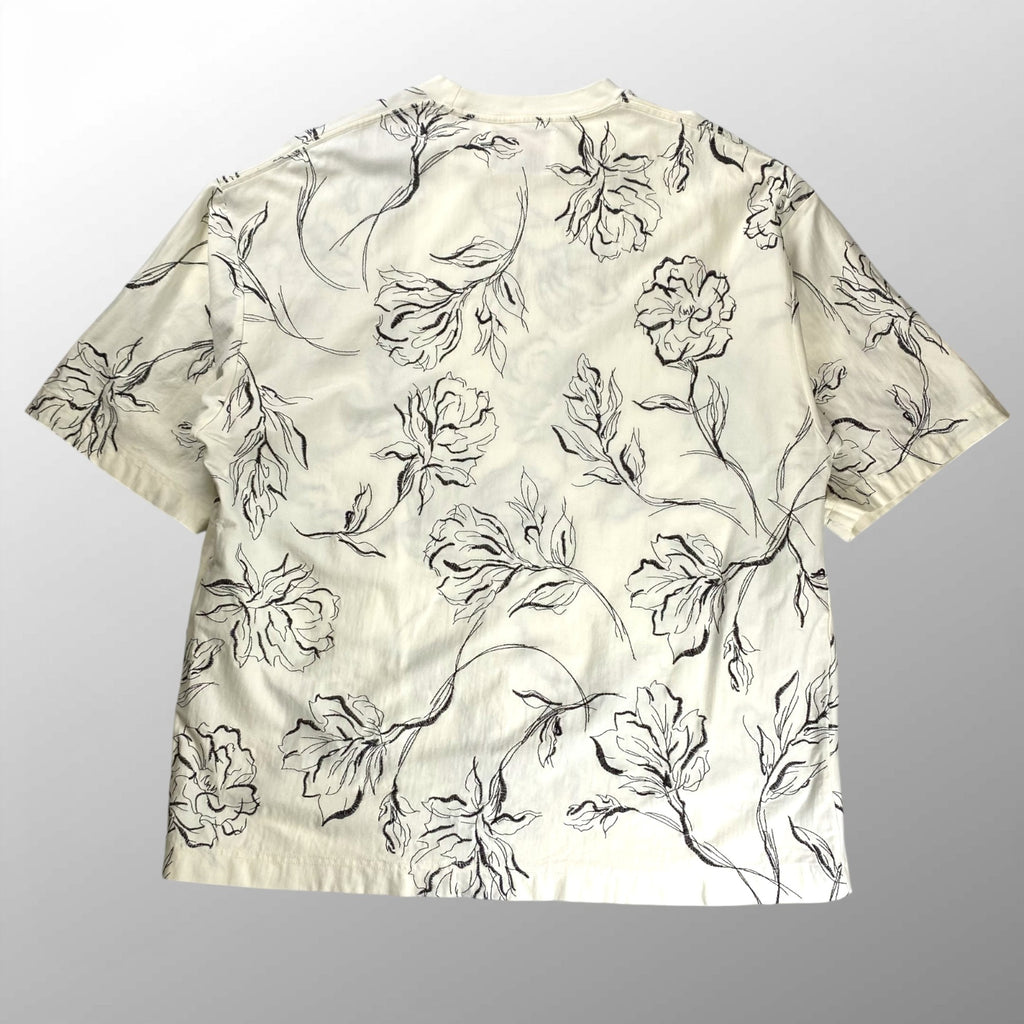 MAISON SPECIAL メゾンスぺシャル / フラワー刺繍 ボタニカル Tシャツ SIZE：2