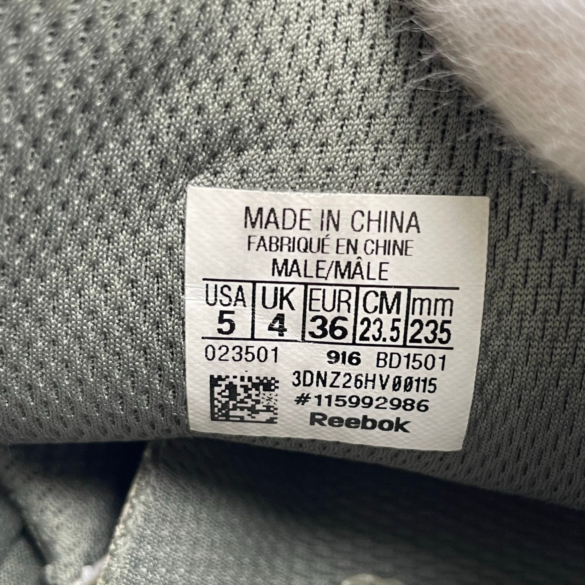 Reebok リーボック / INSTAPUMPFURY MTP スニーカー 参考定価：19,000+tax BD1501 SIZE:23.5