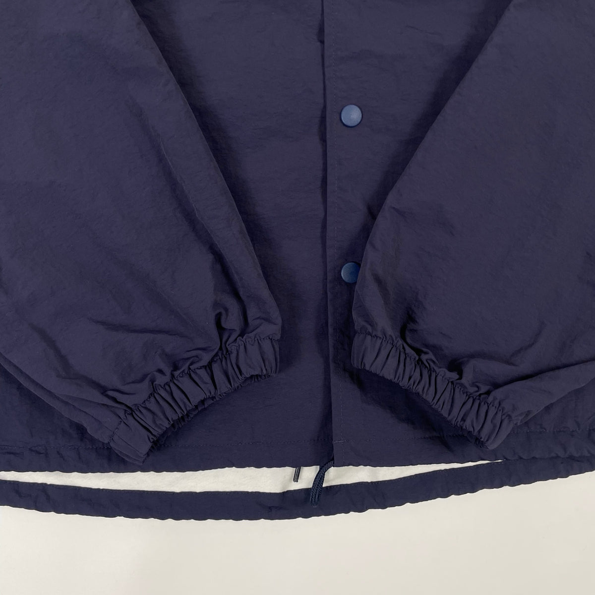 stacks bookstore × FIRST DOWN / コラボ 刺繍ロゴコーチジャケット ネイビー SIZE:XL