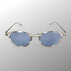 金子眼鏡 ジャパンシリーズ / クリアボストン サングラス 度なしライトブルーレンズ 参考定価：46,000+tax SIZE:47□23-145
