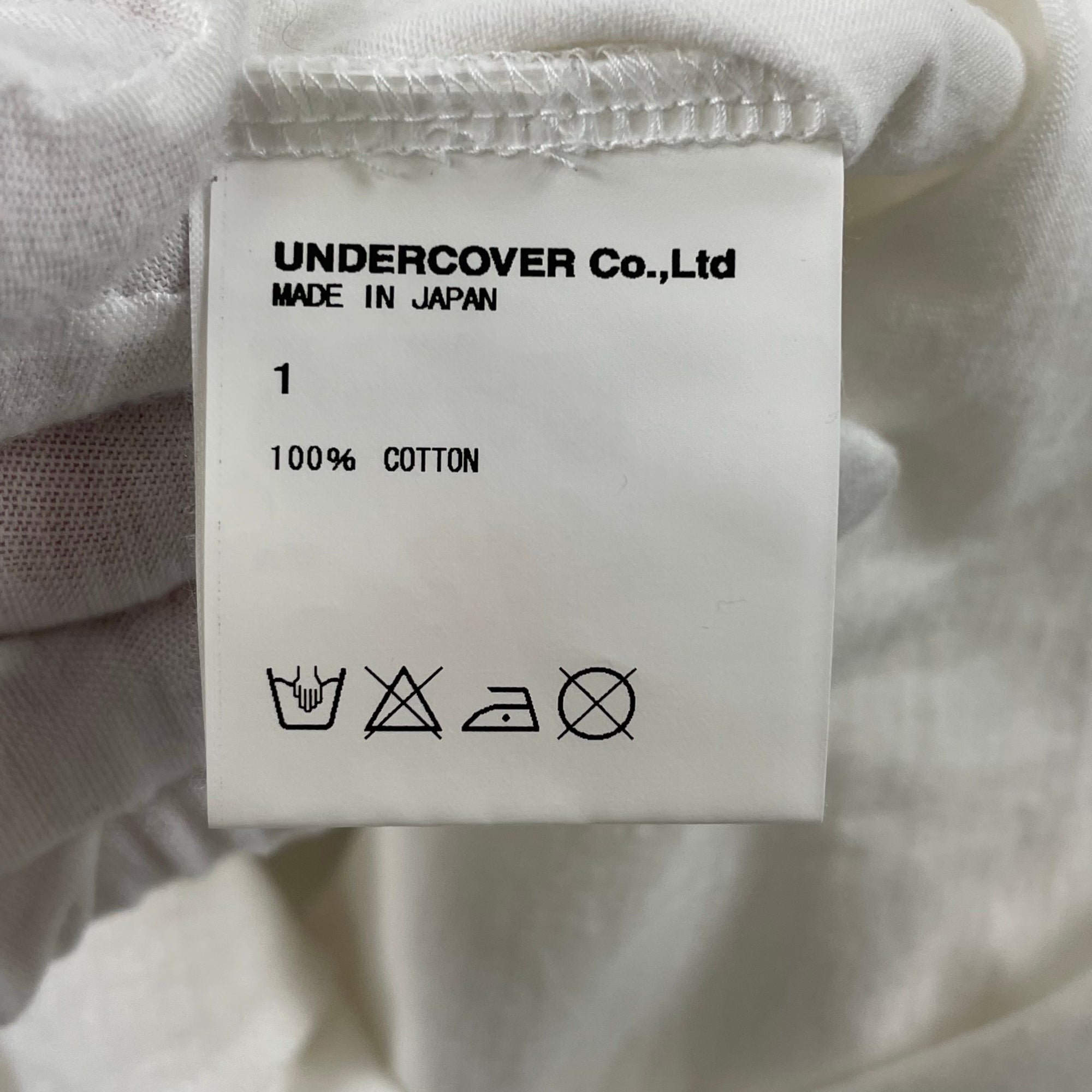 UnderCover / 09AW UロゴTシャツ EARMUFF MANIAC期 SIZE:1