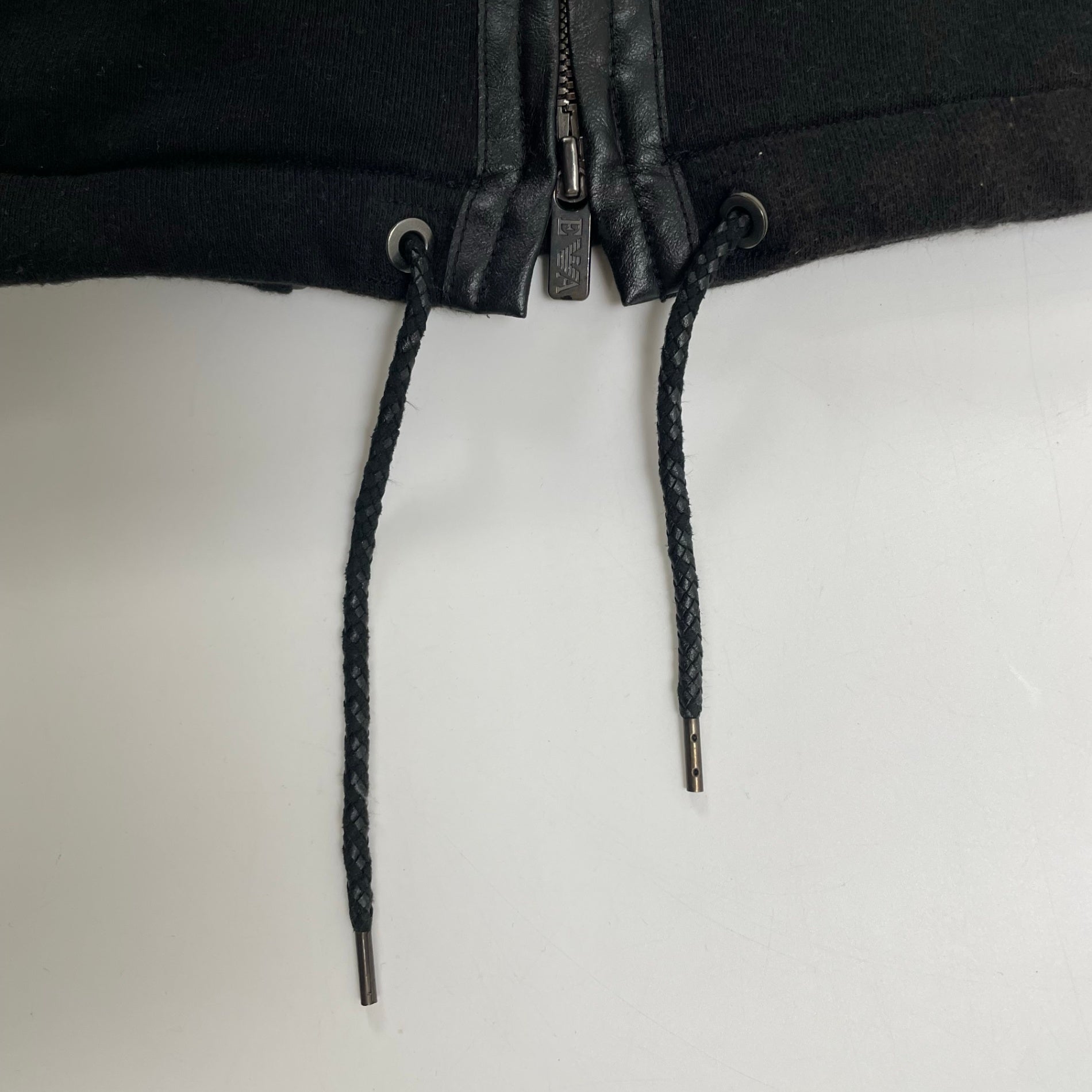 EMPORIO ARMANI エンポリオ アルマーニ / アーカイブフーディーベスト ブラック SIZE:44