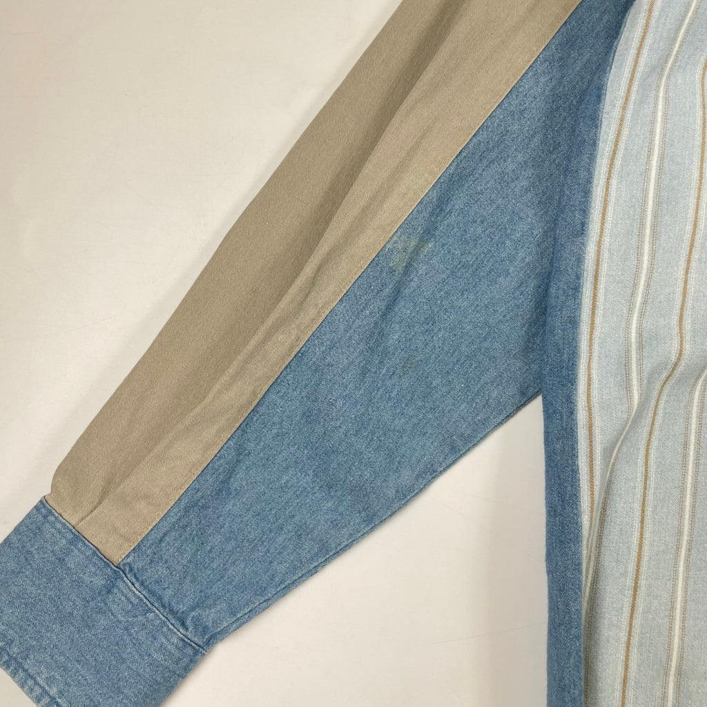 Wrangler / 80s 切替デニムシャツ SIZE:XL程度
