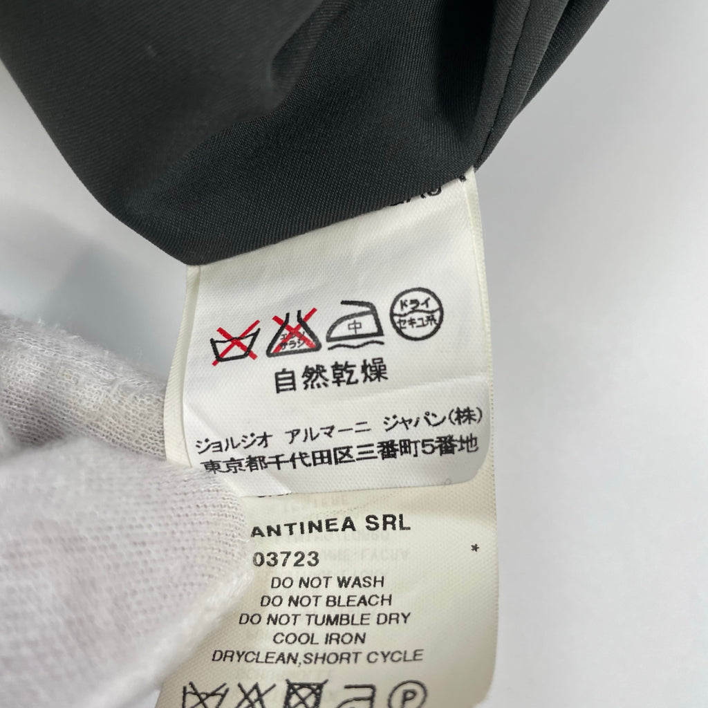 ARMANI COLLEZIONI アルマーニ コレッツォーニ / デザインコンパクトジャケット イタリア製 SIZE:40