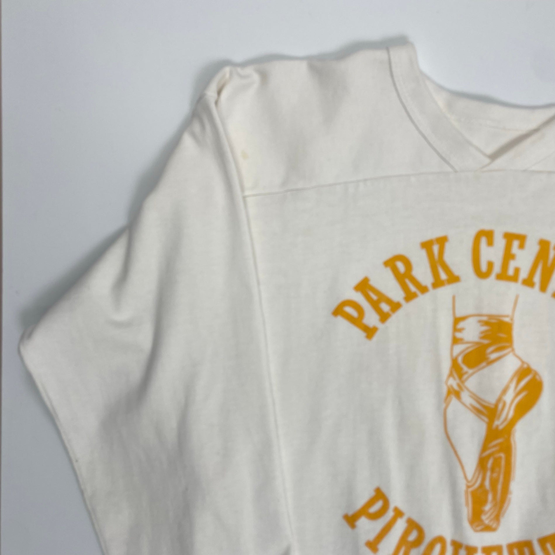 RUSSELL ATHLETIC ラッセルアスレチック / 80sフットボールTEE 両面プリント SIZE：M