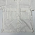 MARGARET HOWELL マーガレットハウエル / コットンリネン2ポケットシャツ 参考定価：30,000程度 SIZE:S