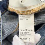 ANCELLM / DAMAGE WIDE 5P DENIM PANTS  参考定価：38,000+tax SIZE:3