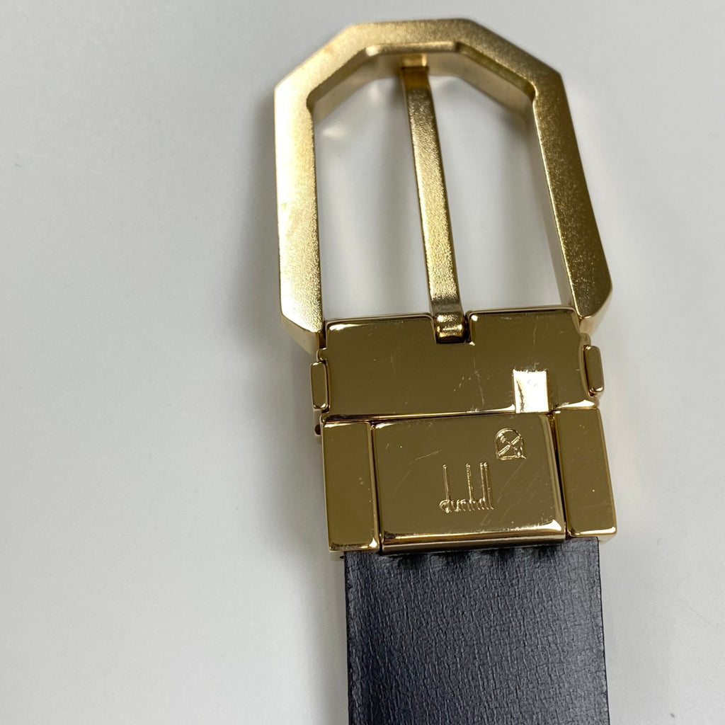 dunhill ダンヒル / リバーシブルベルト ゴールドバックル 極美品 参考定価：50,000程度