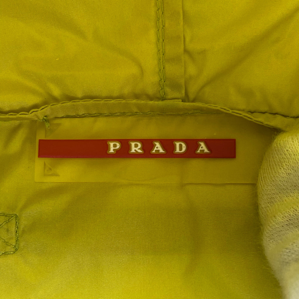 PRADA SPORT プラダスポーツ / ナイロンジップアップジャケット ピスタチオカラー 代理店有 SIZE：M