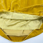 DRIES VAN NOTEN / シルクMIXベロアギャザースカート タグ付 参考定価：80,000程度 SIZE:34