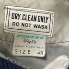 VINTAGE ヴィンテージ POWERS パワーズ / 6-70sヴィンテージアワードジャケット ユニオンチケット SIZE：48(L程度)