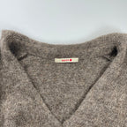 BACCA バッカ / アルパカラメミックス セーラーカラーVネックカーディガン 参考定価：26,000+tax SIZE:S