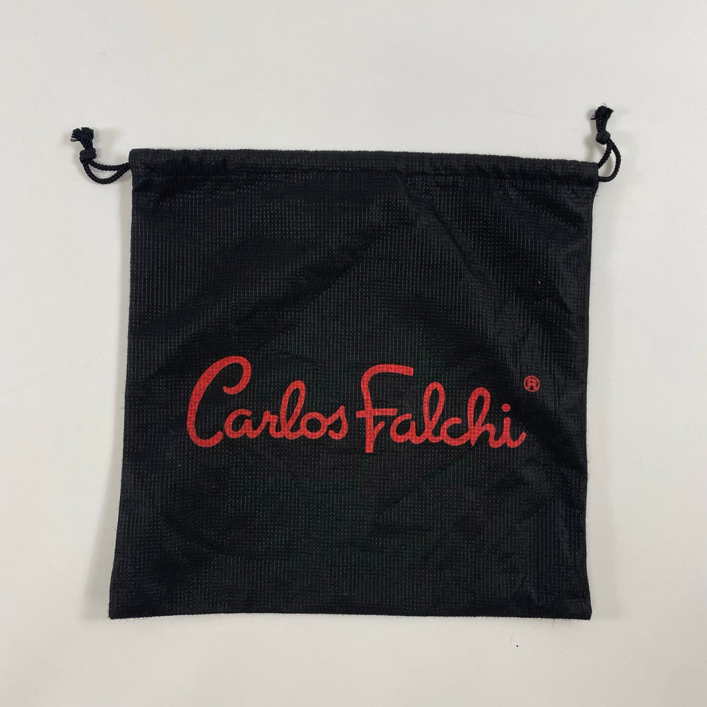Carlos Falchi / シボ革 ミニショルダーバッグ 参考定価：50,000程度