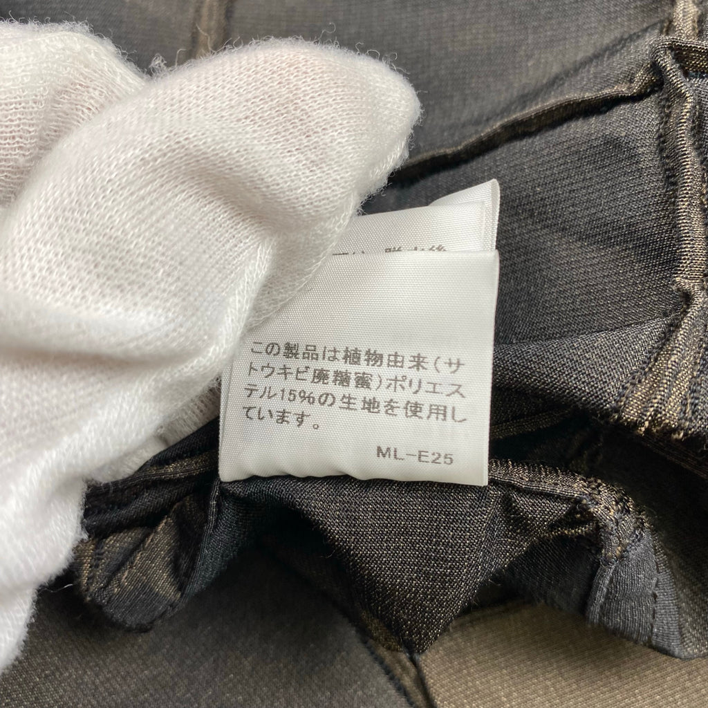 【ユニセックス】 A-POC ABLE ISSEY MIYAKE エイポック エイブル イッセイミヤケ / TYPE-O 002 スチームストレッチ グリッドライトコート ブラウン SIZE：1