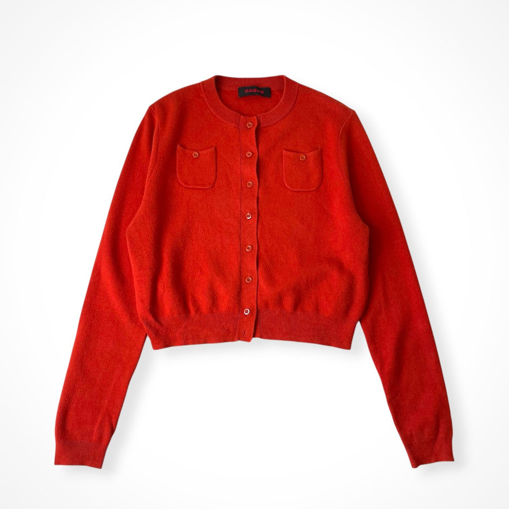 CABaN / コットンカシミヤ クルーネックカーディガン 参考定価：36,000+tax SIZE:XS