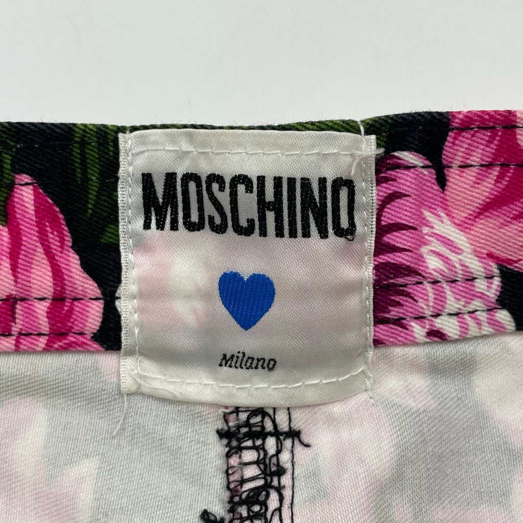 MOSCHINO モスキーノ / フラワーデニムスカート SIZE：9