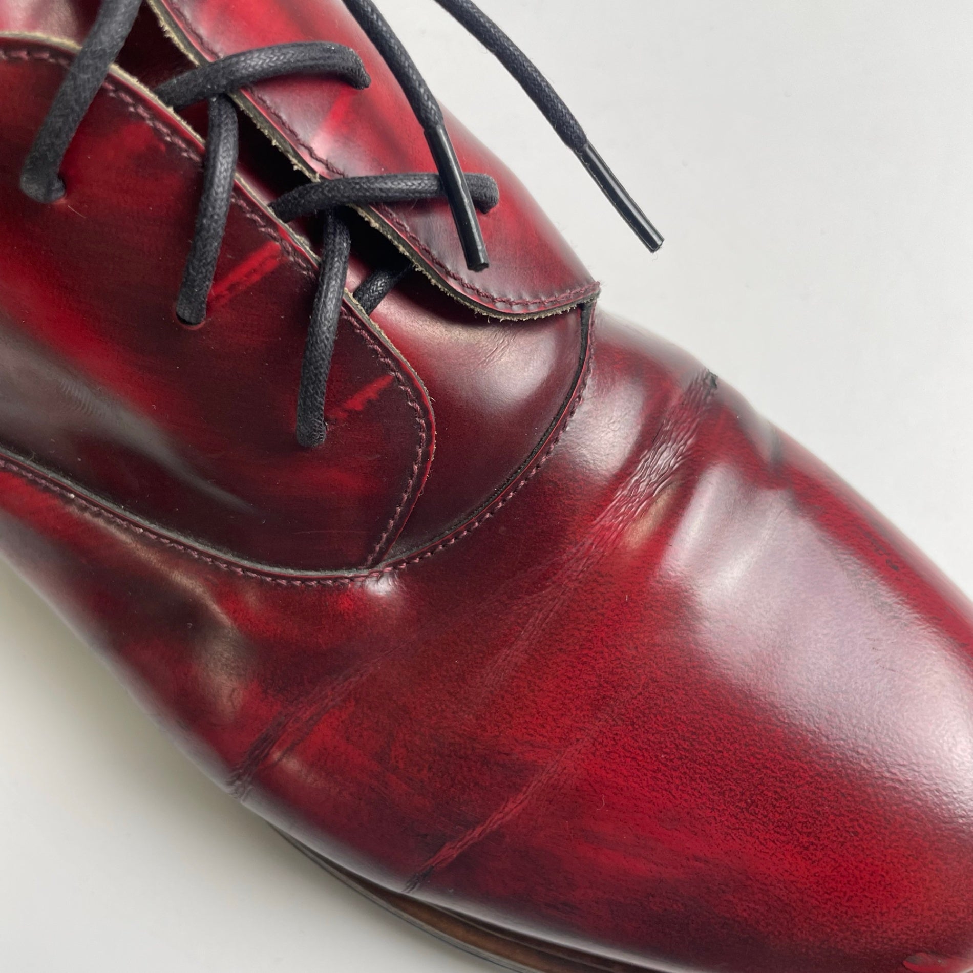 MM6 Maison Martin Margiela メゾンマルタンマルジェラ / シャドー加工 ダービーシューズ MADE IN ITALY SIZE:39(24.5cm程度)