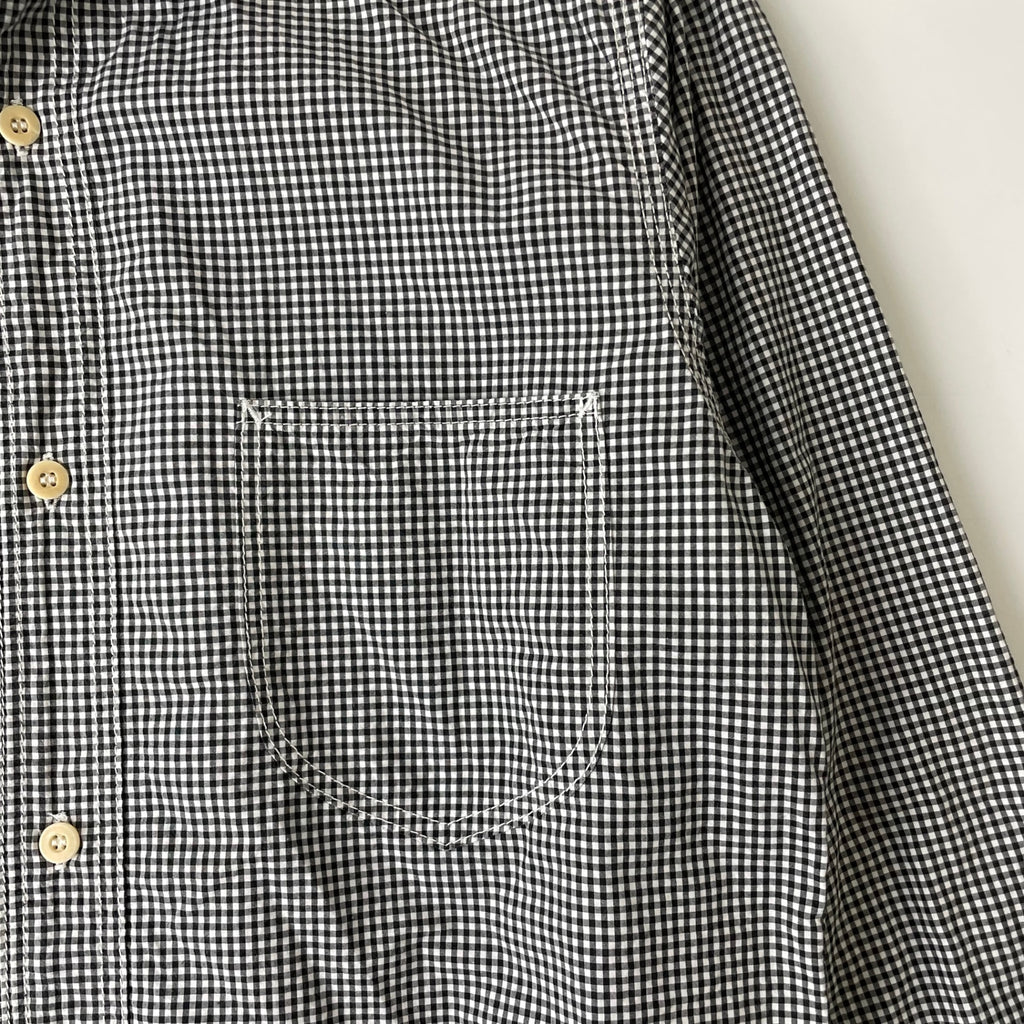 COMME des GARCONS HOMME / 15SS ギンガムワークシャツ 空環仕上げ SIZE:S