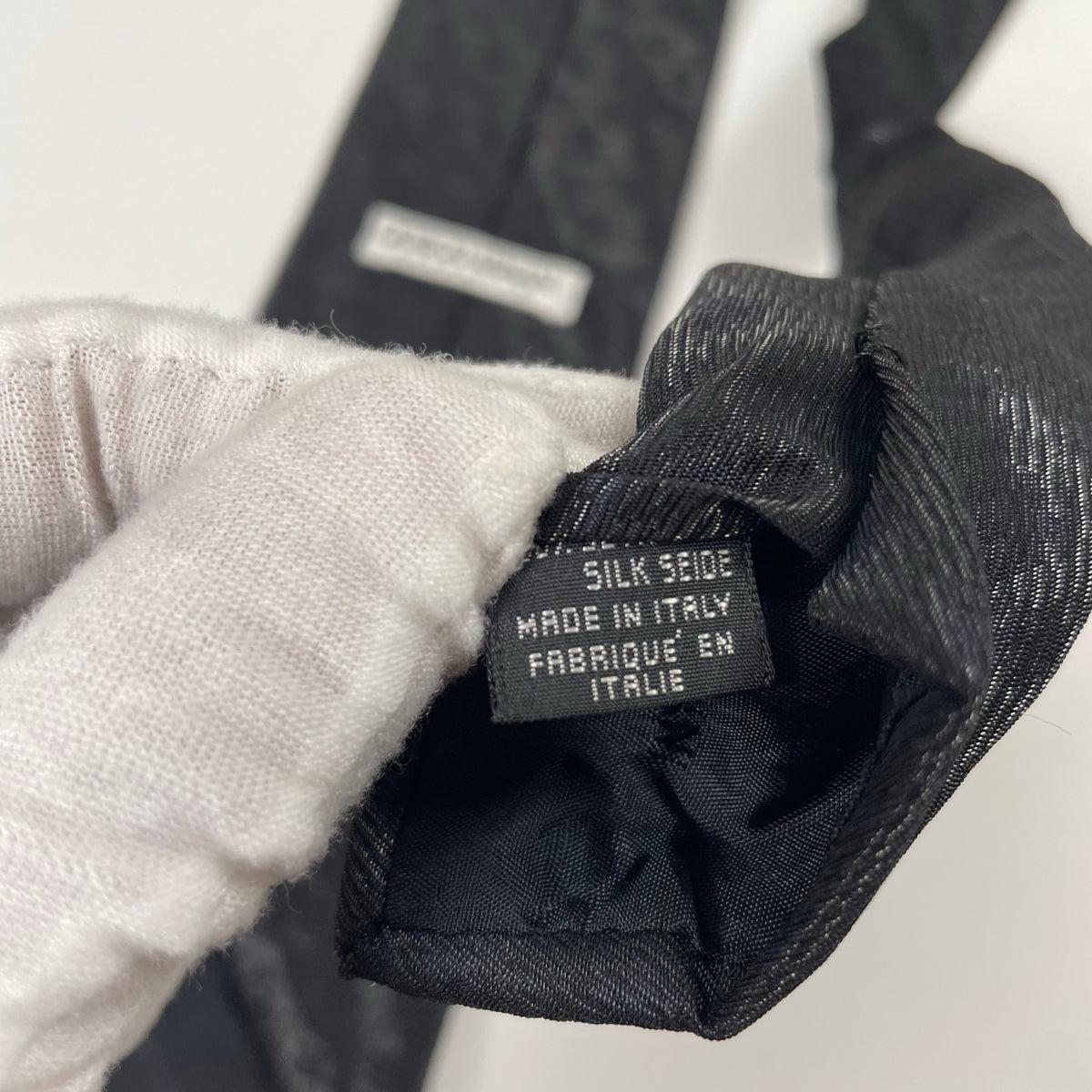 GIORGIO ARMANI / シルク100％ ジャガードネクタイ 参考定価：32,000程度