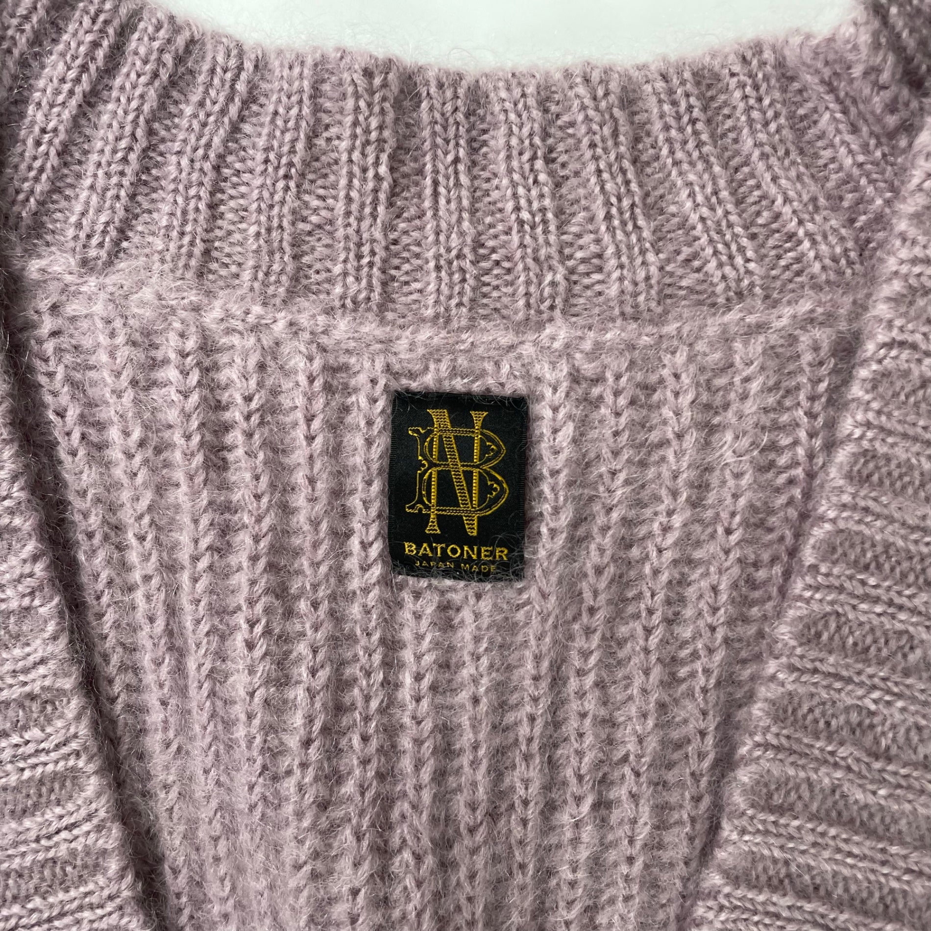 BATONER バトナー / モヘアアロングカーディガン 参考定価：36,000+tax SIZE：1