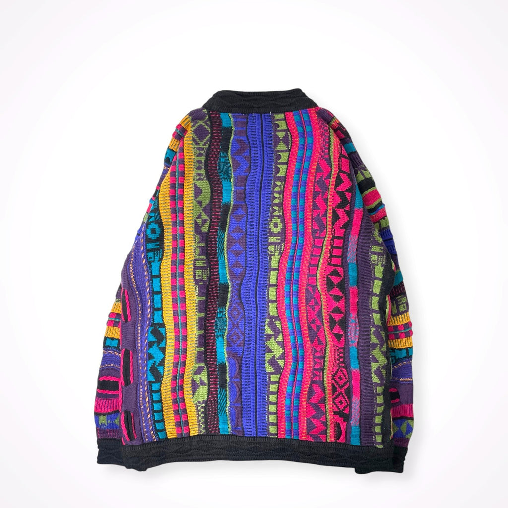 VINTAGE / 〈I･V･Y〉 3D立体編み クルーネックニットセーター SIZE:L