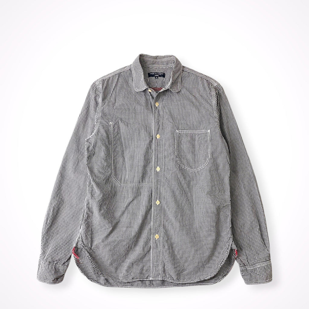 COMME des GARCONS HOMME / 15SS ギンガムワークシャツ 空環仕上げ SIZE:S