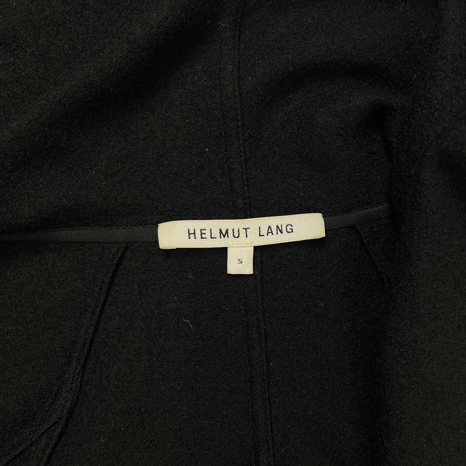 HELMUT LANG ヘルムートラング / レザーパイピング デザインライトコート 参考定価：63,000程度 SIZE:S