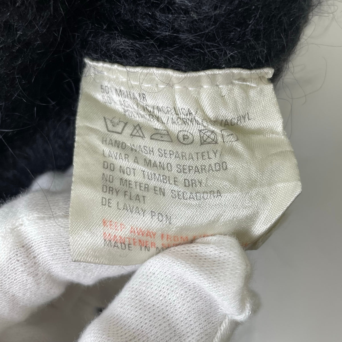 EURO VINTAGE / ユーロモヘヤニットカーディガン SIZE:M-L程度