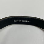 MAISON EUREKA メゾン エウレカ / OILED LEATHER CHOKER レザーチョーカー ブラック
