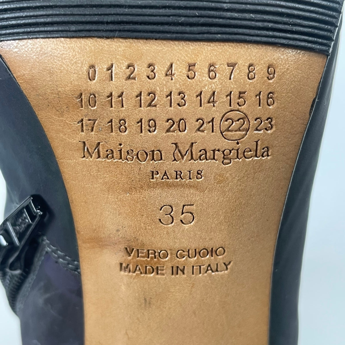 Maison Margiela 22 / Iridescent Tabi Ankle Boots ランウェイコレクション 箱付 参考定価：200,000程度 SIZE:35