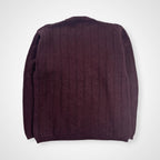 Paul Smith COLLECTION ポールスミスコレクション / コットンウールニット バーガンディ 参考定価：40,000程度 SIZE:L