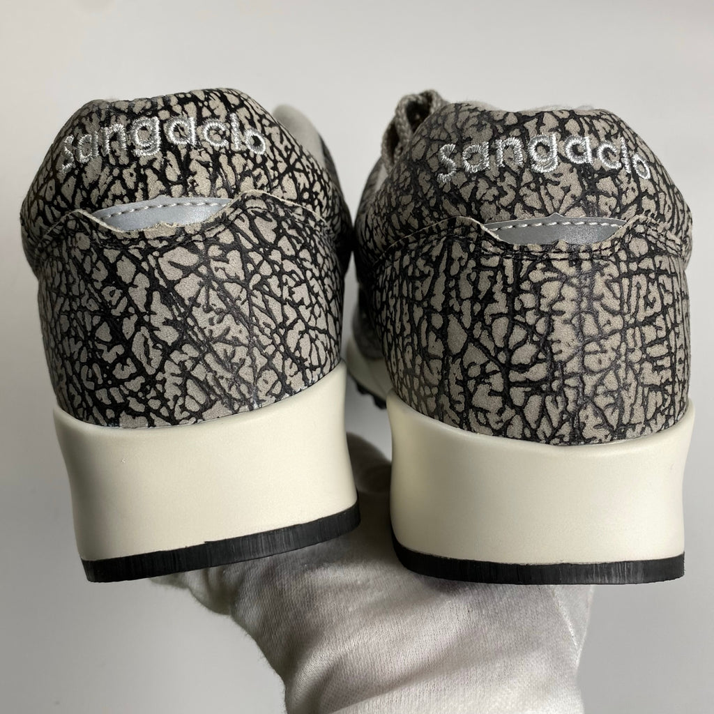 【未使用】 SANGACIO サンガッチョ / ELEPHANT カウレザー スニーカー 100足限定 参考定価：24,500+tax