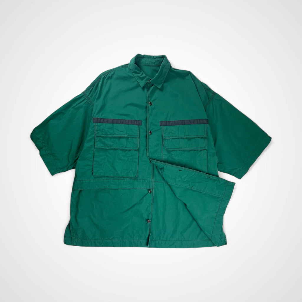 TOMORROWLAND トゥモローランド / コットンショートスリーブビッグシャツ 参考定価：24,000+tax SIZE：M