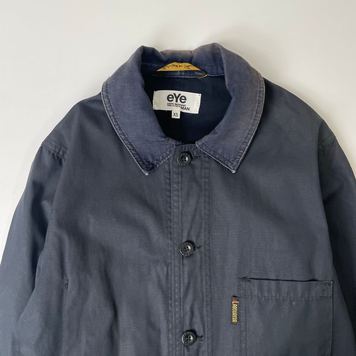 eye JUNYA WATANABE COMME des GARCONS MAN ×  Le LABOUREUR / 11SS フレンチファブリックカバーオールワークジャケット SIZE:XS