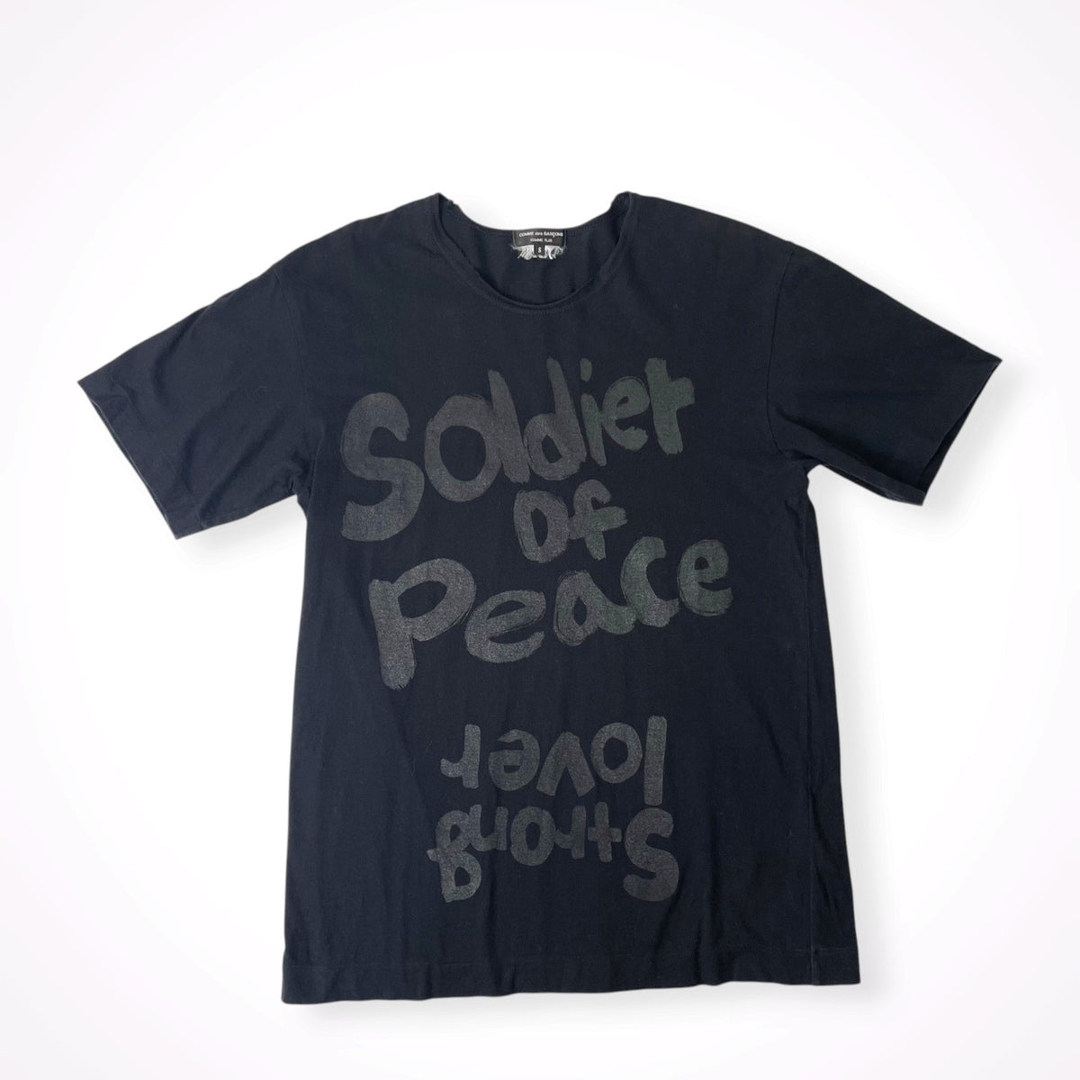 COMME des GARCONS HOMME PLUS / 15SS 反戦期 soldier of peace TEE SIZE:S