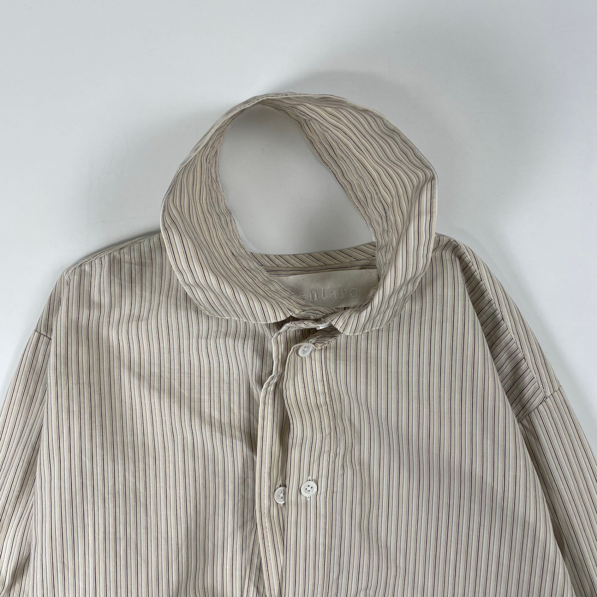 osakentaro / バラバラストライプシャツ 参考定価：30,000程度 SIZE：M-L程度