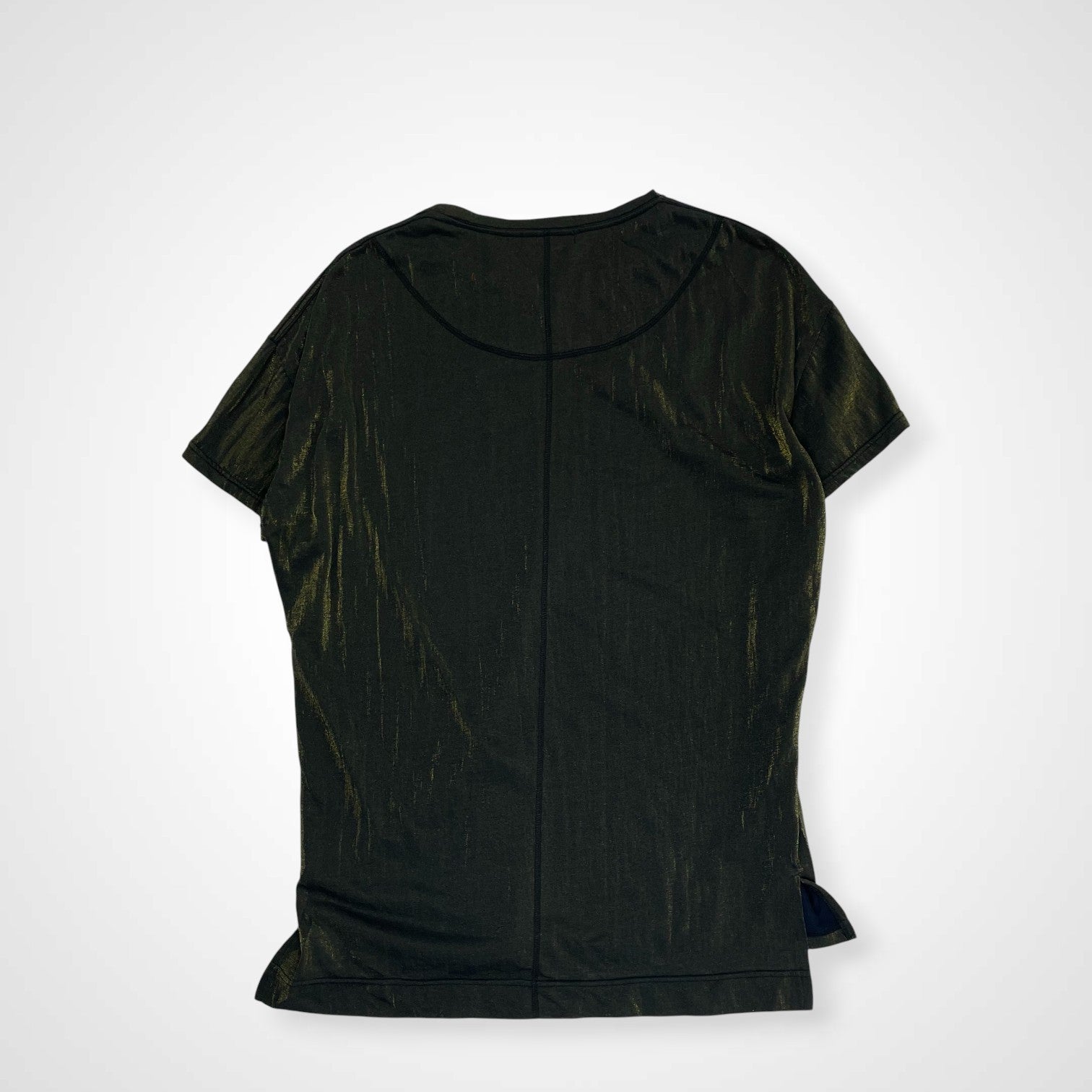 DIET BUTCHER SLIM SKIN ダイエットブッチャースリムスキン / ブラック×ゴールド オーバーサイズTEE 参考定価：12,000程度 SIZE：FREE