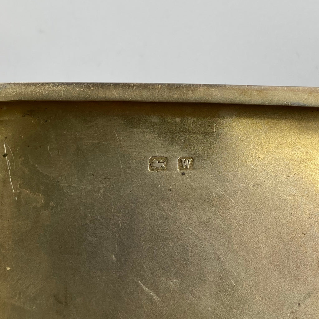 UK ANTIQUE アンティーク / 1921 シガレットケース ホールマーク【スタンダードマーク・Birmingham】